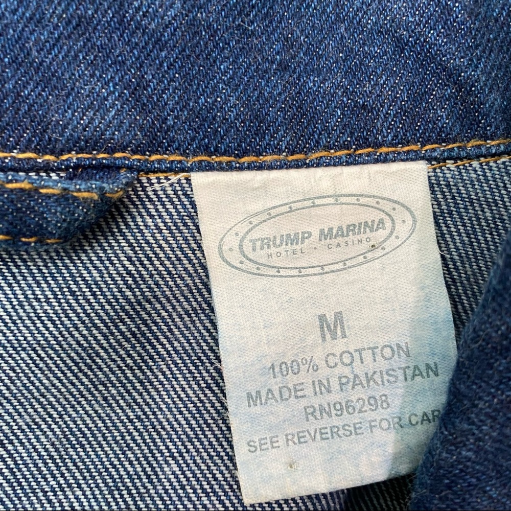 🍄 3/$30 Trump Marina Vintage Trucker Jacket - Picture 10 of 11